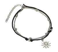 Generisch Impilabile naturale anelli carino Elephant Sun accessorio in lega Piccolo Quarzo Coppia Mm Rhodonite Gioielli, Taglia unica, Metallo