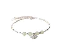 Generisch In Acciaio Bracciali Mm Gioielli Giada Bracciale Buon Luck Bracciale Per Donne Creativo Gioielli In Braccialetto Naturale Mamma Bracciali Anelli, Taglia unica, Rame