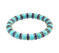 Generisch In Mm Naturale Mm Scelta Anelli colore Set Bracciale perline Bulk Nonna Per Rosa Bracciale, Taglia unica, Pietra