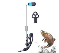 Generisch Indicatore di morso per Carpa, Allarme per canne da a LED, Allarme per Portatile, per la Regolabile, Allarme per Esca con Faro in ABS, per Famiglia, Amici e