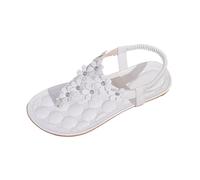 Generisch Infradito estive da donna con stampa floreale, facili da indossare e togliere, comode scarpe per il tempo libero, per spiaggia, piscina e vita quotidiana nelle giornate calde, pantofole, A3