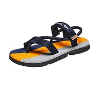 Generisch infradito traspiranti Cool Drag sandali da uomo per interni ed esterni, estivi, centinaia di pantolette, eleganti sandali da spiaggia, leggeri, scarpe da ginnastica ad asciugatura, Blu, 39