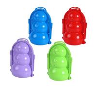 Generisch Interessante morsetto a forma di pupazzo di neve, struttura robusta, forma invernale per adulti (rosso, 22 cm)