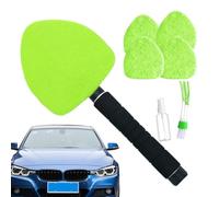Generisch Interior Windshield Cleaning Tool - Pulitore per finestre estraibile per vetri sporchi, pulitore rimovibile per finestre, interni ed esterni, camion, barca