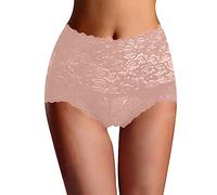 Generisch Intimo da donna alla moda in pizzo a vita alta per un comfort seducente, elegante eleganza nella vita, beige., L