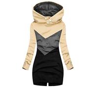 Generisch Inverno UN Lungo Cappuccio Maniche Superiore Con Felpe a Forma di Sedia A Rotelle, beige., L