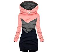 Generisch Inverno UN Lungo Cappuccio Maniche Superiore Con Felpe a Forma di Sedia A Rotelle, Colore: rosa., 3XL