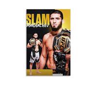 Generisch Islam Makhachev Boxing Champione Art Poster Murale, Scrolls su tela, decorazione da parete, 50 x 75 cm