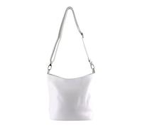 Generisch ITALIA Borsa in vera pelle da donna, 25 x 27 x 10 cm, borsa a tracolla, borsa a tracolla, elegante per tutti i giorni con scomparto principale diviso, scomparto esterno con chiusura lampo