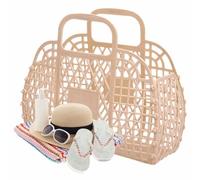 Generisch Jelly, borsa per la spesa, in, cestino da bagno, cestino pieghevole per la casa, mini cestino per la doccia, cestino da spiaggia, per regalo, Pasqua e giocattoli