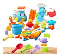Generisch Jeux Plage - Jouets Sable | Kit Plage,Coffret Jouets De Sableavec Seau Pelles Moules, Kit Loisirs Créatifs Extérieur Pour Piscine Jardin Vacances Été Voyage, Activités EAU Et Sable