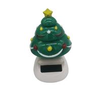 Generisch Jouet Dansant Solaire De Noël - 13 cm | Décoration Dansante Pour Tableau De Bord Auto | Figurine À Thème De Noël Pour Voiture, Maison, Bureau, Décoration