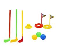 Generisch Junior Golf Starter Set - 6 mazze da golf in plastica, 4 palline in schiuma, giocattolo da golf leggero con borsa per il trasporto, gioco all'aperto | primo set di giocattoli sportivi per