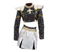 Generisch K-pop D-emon Rumi Mira Zoey Cosplay Costume per bambini, Popstar Rumi Mira Zoey Abiti da palcoscenico Set completo Idol Performance Tuta Natale Carnevale Party Dress Up Abiti per Ragazze