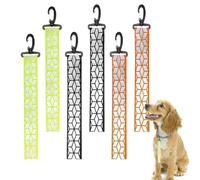 Generisch Keychain Reflective Keychain for backpack, backpack Reflector Safety Key Chains, 6pcs Reflector Pendant Reflective Tags, Child Safety Nylon Keychain Tags for Bag, Wheelchair, Bike