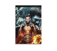 Generisch Khamzat Chimaev Boxchampion, fantastiche opere d'arte su tela, decorazione da parete, 30 x 45 cm
