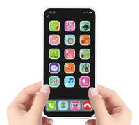 Generisch Kids Cell Phone Toy - Simulated Touch Screen, Interactive LED Lights, Sound Effects, Durable Build | Learning for Boys and Girls, Early Childhood Play, Mobile Pretend Toy, Educational Fun