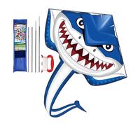 Generisch Kids Kite | Colourful Outdoor Flying Toy | Large Beach Wind Kite | Easy Control Handle for Children Parents Family Fun Sports Play at Park Garden Holiday Trips