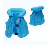 Generisch Kinder Outdoor Schwimmweste Sommer Strandkleidung Einstellbare Schwimmhilfe Für Wasseraktivitäten Leichte Bequeme Sonne (Blue, 6-12 anni)