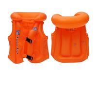 Generisch Kinder Outdoor Schwimmweste Sommer Strandkleidung Einstellbare Schwimmhilfe Für Wasseraktivitäten Leichte Bequeme Sonne (Orange, 1-4 anni)