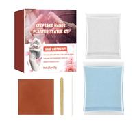Generisch - Kit di fusione manuale - Coppia di kit per stampaggio a mano | Kit per intonaco a mano per famiglia, stampo in gesso e piede in ghisa, coppie, nonna e amico