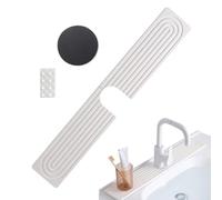 Generisch Kitchen Sink Faucet Mat - Tappetino per lavello Diatomite | Diatomites Around The Sinks Faucets Mats - Drip Catcher Super Absorbent Splash Guard, Fast Drying Supplies, effetto pietra, 2