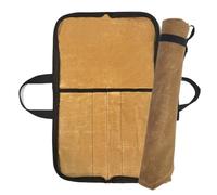 Generisch Knives Bag - Waxed Canvas | Chef Pouch - Sac À Couteaux De Chef | para Cuchillos De Cocina | Borsa Porta Coltelli | 2026 Pro | Kitchen ware | Organizer portatile | Maniglie | Tan, cachi