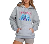 Generisch Kpop D-Demon H-Hunters Felpa con cappuccio da donna vintage Y2K con cappuccio a collo alto, casual, comoda felpa Langram per gli appassionati di K-pop Autumn Inverno Streetwear, #26, S