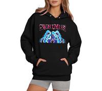 Generisch Kpop D-Demon H-Hunters Felpa con cappuccio da donna vintage Y2K con cappuccio a collo alto, casual, comoda felpa Langram per gli appassionati di K-pop Autumn Inverno Streetwear, #25, S