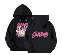 Generisch KPop D-emon H-unters Felpa con cappuccio per ragazze ragazzi - K-Pop R-umi M-ira Z-Oey Streetwear Felpa Ragazza Adolescente Maglione con Cappuccio Outdoor Manica Lunga Felpa con cappuccio