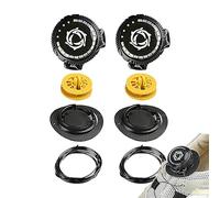 Generisch Lace Locks for Sneakers, PC PA POM Steel | Shoelace Locks | Wire Rope Adjustable Quick Release Elastic No Tie System Heavy Duty Clips for Running Sports Training Boots Walking Daily Use