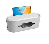 Generisch Large Cables Management Box - ABS - Grande capacità 32 x 13 x 11,5 Creative Anti elettrico | Scatola di gestione dei cavi con organizzatore di fili, desktop, scrivania da ufficio, G