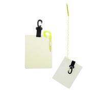 Generisch Lavagna subacquea con illuminazione - auto-illuminante con e clip - diario subacqueo con e clip | per subacquei, grotte e marinai, snorkeling, allenamento