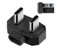 Generisch Lavalier - Adattatore microfono Lavalier per telefono - Adattatore microfono da femmina a doppio maschio Lavalier, accessorio per smartphone