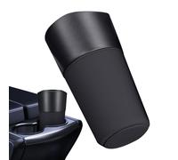 Generisch Leather Car Trash Bin, Small Leakproof Garbage Can, 6,5 x 3,54 x 2,56 pollici Multipurpose Dustbin Container with Lid, Car Interior, Auto Accessories Organizer for Home and Vehicle