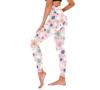 Generisch Leggings Damen Damen Hosen Ostern Print Leggings Sport Leggings (XXL)