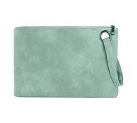 Generisch Leggings Nero Con Tasche E Maglia Pelle Busta Pochette Borse Uomo Militare, verde, Einheitsgröße