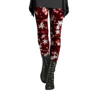 Generisch Leggings sportivi Sequin con borsa morbida e slim Butt per la scuola 7 classe, rosa intenso, L