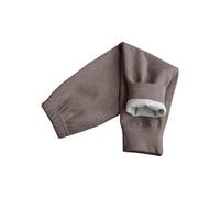 Generisch Leggings termici per bambini, caldi, in cotone, a strisce, per bambini, spessi, comodi, elastici, leggings, comodi e leggings, normali, leggeri, caffè, 110