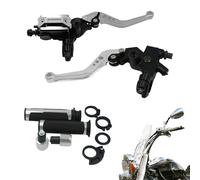 Generisch Leva frizione moto freno manubrio moto - leva cilindro stabile | 7/8 "22 mm - freno idraulico a disco - freno a destra, freno idraulico per la maggior parte delle moto