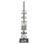 Generisch Libreria a 9 livelli senza scivolo | Torre verticale per decorazioni, libri, stoccaggio, libreria, piccole piante