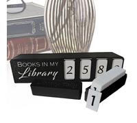 Generisch Libreria | Libreria decorativa Contatore,Libri Decorazione per Biblioteca Scuola Home Library Appartamento Studio Camera Studente Soggiorno Donne Lettore Uomo