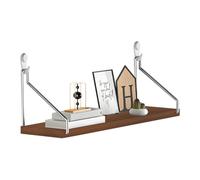 Generisch Libreria sospesa | Mensole in legno da parete per la conservazione a parete - Non è necessaria alcuna foratura, per cucina, piante, soggiorno, libri, bagno