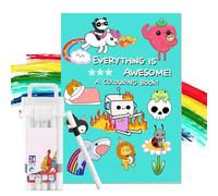 Generisch Libri da colorare,Comunicazione emotiva Strumento di relax | Parolacce libri da colorare - Per adulti adolescenti casa viaggi lavoro all'aperto