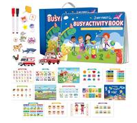 Generisch Libro delle attività da viaggio | Giocattoli educativi precoci per bambini in età prescolare - Attività prescolare | Per l'occupazione a casa, in viaggio in auto e in