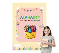 Generisch Libro di ritiro per bambini, con lettere, per attività sensoriali, per bambini 'asilo e attività di viaggio