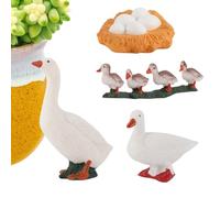 Generisch Life Cycle Learning Education Toys | Educational Science Duck Preschool Decor | Learning Education Toys,for Bookshelves Lawns Terraces Landscaping Potted Plants Fish Tanks Girls Boys Kids