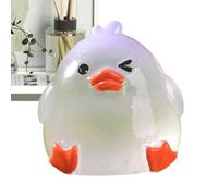 Generisch Little Ducks Resin - Glowing Garden Accessories Tiny Ducks - Clear Animal Crafts Ornaments, Desktop Ducks Ornaments for Bookshelf