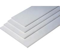 Generisch Livindo - Ripiano bianco 867 x 290 mm (lunghezza 86,7 cm x larghezza 29 cm), ripiano per 90 cm, taglio truciolare con bordi, bordi in ABS e bordi in melamina