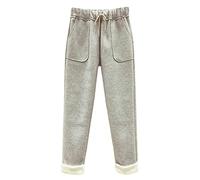 Generisch Lungo Mutande Termiche Uomini Colori Inverno Vita Lungo Pantaloni Alti Donne Caldo Fisso Tenendo Pantaloni Un Pezzo Donna, grigio., XL